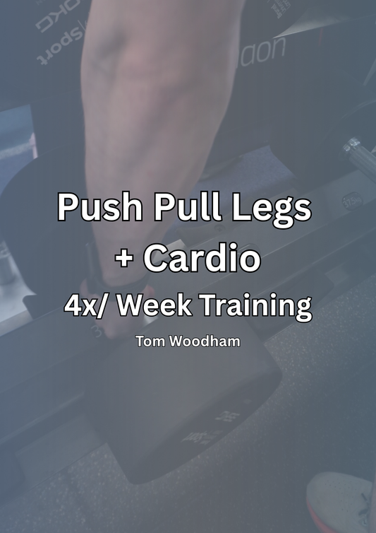 4x/ Week Push Pull Legs + Cardio - 16 week program